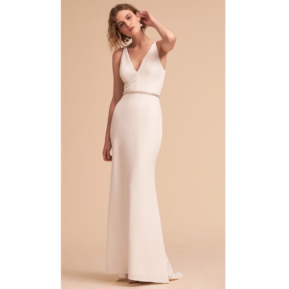 Anthropologie x BHLDN Jones Dress Ivory